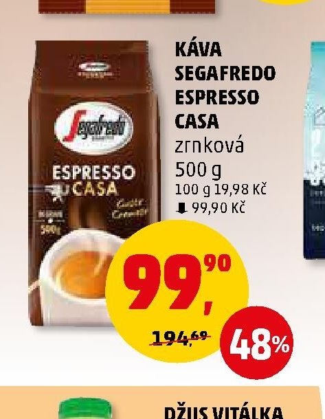 KÁVA SEGAFREDO ESPRESSO CASA