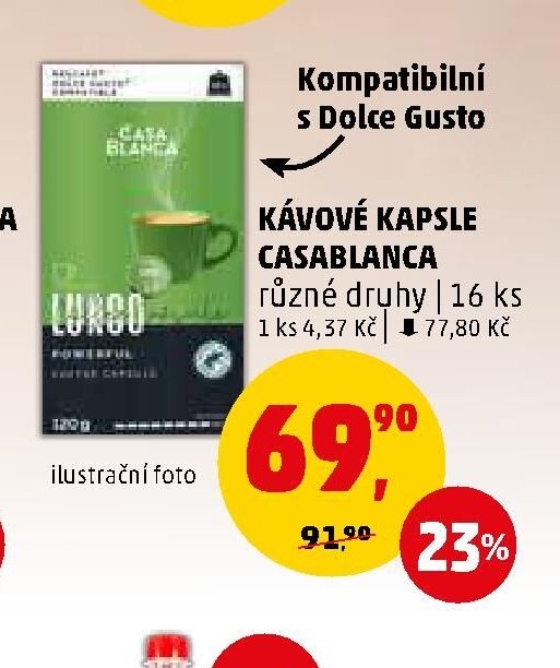 KÁVOVÉ KAPSLE CASABLANCA