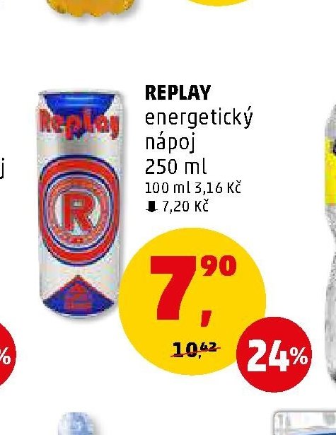REPLAY energetický nápoj