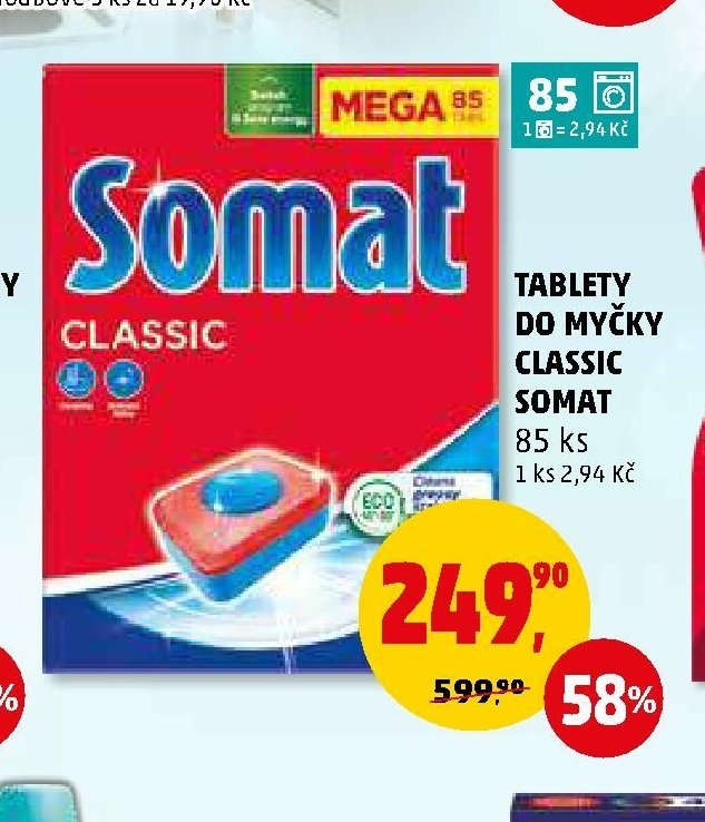 Tablety do myčky Classic Somat