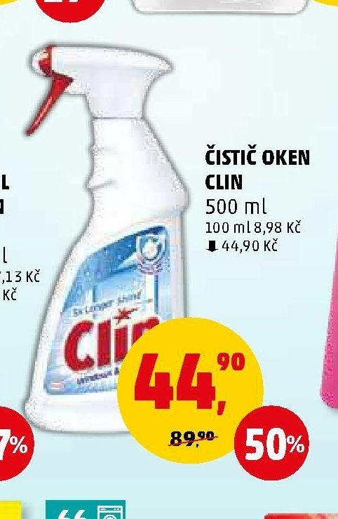 Čistič oken Clin