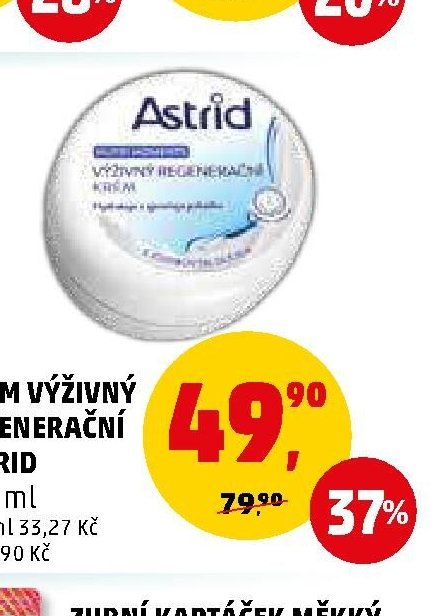 KRÉM VÝŽIVNÝ REGENERAČNÍ ASTRID 150 ml