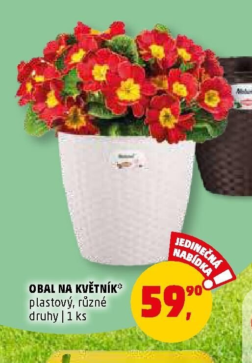 OBAL NA KVĚTNÍK