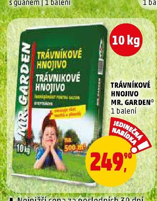 TRÁVNÍKOVÉ HNOJIVO MR. GARDEN