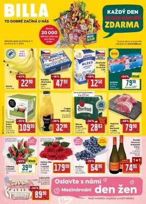 akční leták BILLA 6.3.2024-12.3.2024