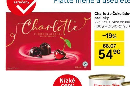 Charlotte Čokoládové pralinky