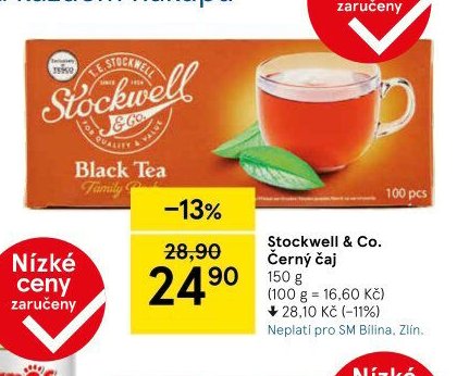 Stockwell & Co. Černý čaj