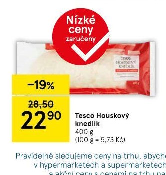 Tesco Houskový knedlík