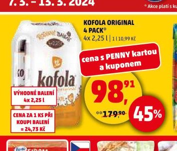Kofola Original 4 pack