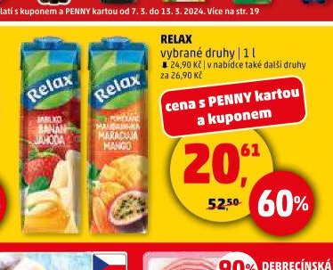 Relax vybrané druhy