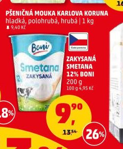Zakysaná smetana 12% Boni
