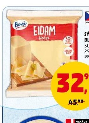 SÝR EIDAM BLOČEK BONI