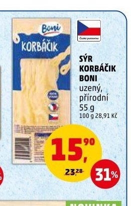 SÝR KORBÁČIK BONI