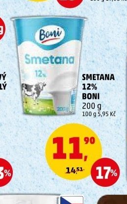 SMETANA 12% BONI