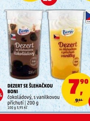 DEZERT SE ŠLEHAČOU BONI
