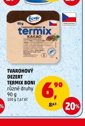 TVAROHOVÝ DEZERT TERMIX BONI