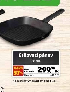 Grilovací pánev 28 cm