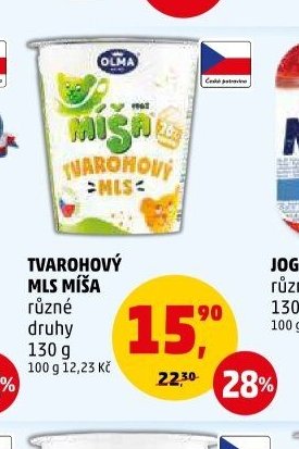 TVAROHOVÝ MLS MÍŠA různé druhy
