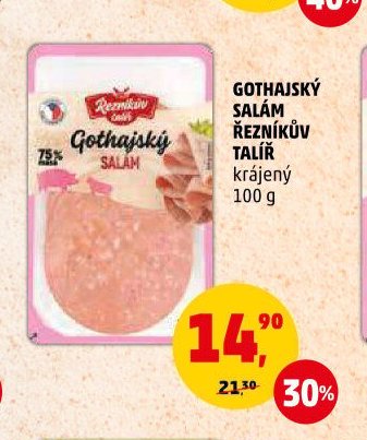 Gothajský salám Řezníkův talíř