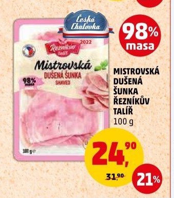 MISTROVSKÁ DUŠENÁ ŠUNKA ŘEZNÍKŮV TALÍŘ