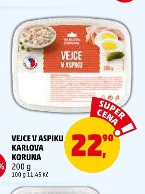 VEJCE V ASPIKU KARLOVA KORUNA