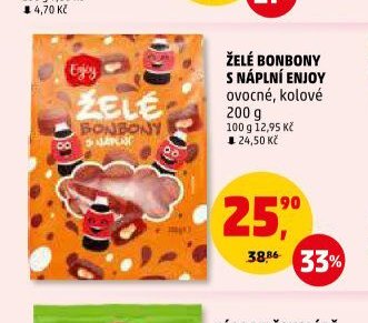 Želé bonbony s náplní Enjoy