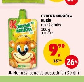 Ovocná kapsička Kubík