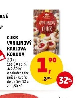 Cukr vanilinový Karlova Koruna 20 g