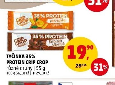 Tyčinka 35% Protein Crip Crop 55 g