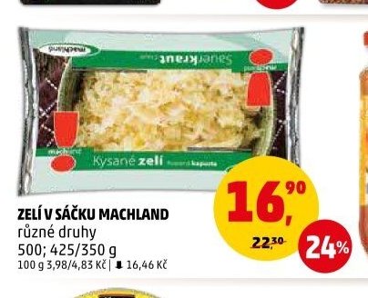 Zelí v sáčku Machland 500 g