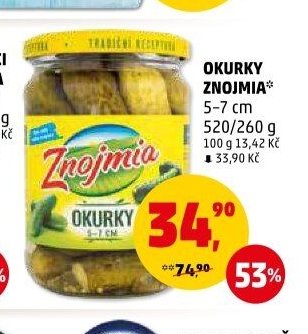 Okurky Znojmia 5-7 cm 520/260 g