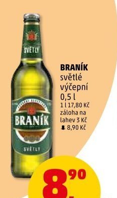 Braník světlé výčepní 0,5 l