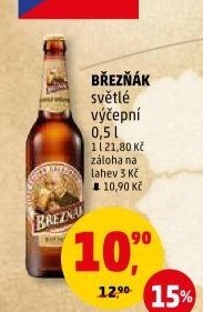 Březňák světlé výčepní 0,5 l