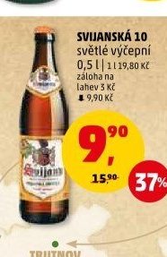 Svijanská 10 světlé výčepní 0,5 l