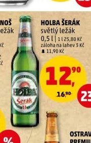 Holba Šerák světlý ležák 0,5 l