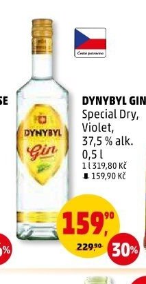 DYNYBYL GIN Special Dry, Violet, 37,5 % alk.