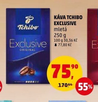 KÁVA TCHIBO EXCLUSIVE mletá