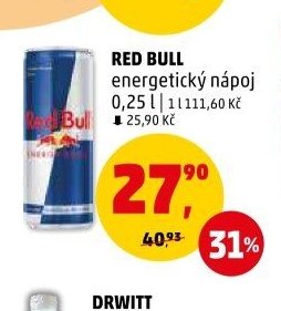 RED BULL energetický nápoj