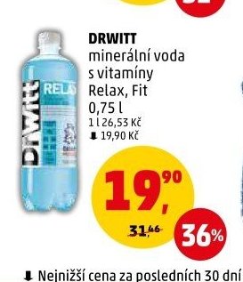 DRWITT minerální voda s vitamíny