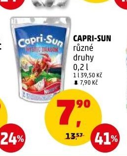 CAPRI-SUN různé druhy