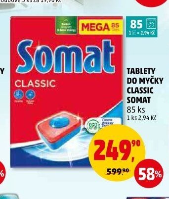 Tablety do myčky Classic Somat