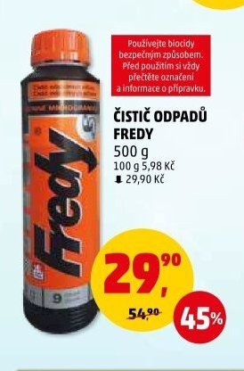Čistič odpadů Fredy