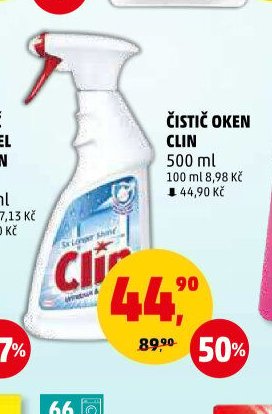 Čistič oken Clin