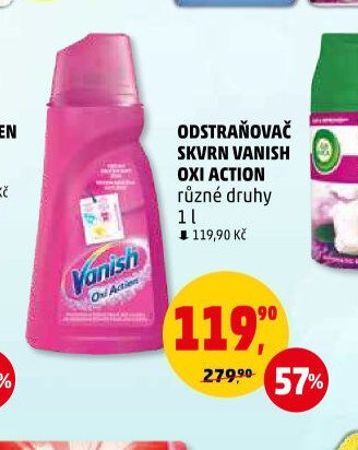Odstraňovač skvrn Vanish Oxi Action