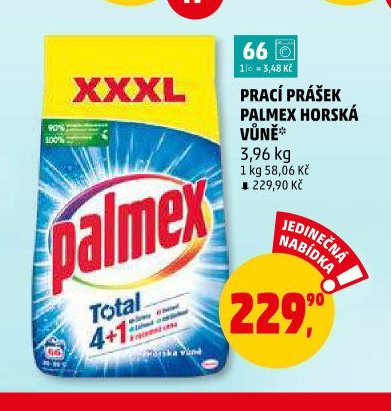Prací prášek Palmex Horská vůně