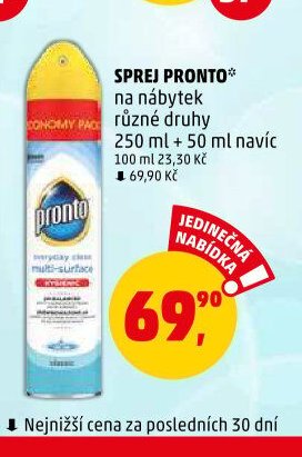 Sprej Pronto na nábytek