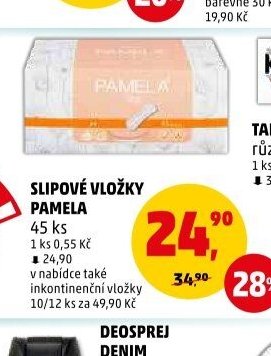 Slipové vložky Pamela 45 ks