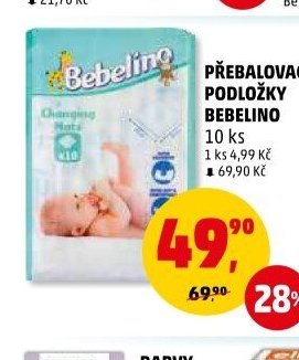 Přebalovací podložky Bebelino 10 ks