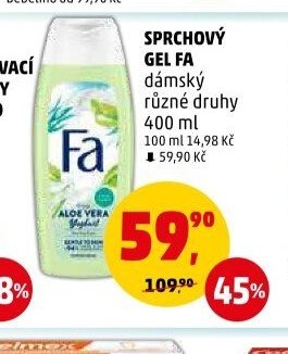 Sprchový gel Fa různé druhy 400 ml