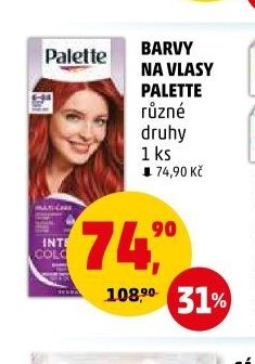 Barvy na vlasy Palette různé druhy 1 ks